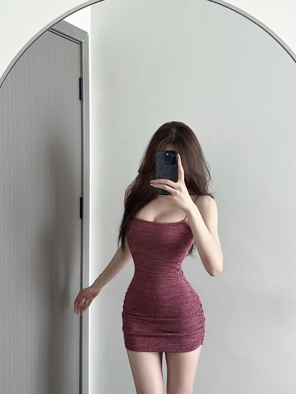 Women's Bodycon Mini Dress - Chic & Flattering Sleeveless Party Clubwear