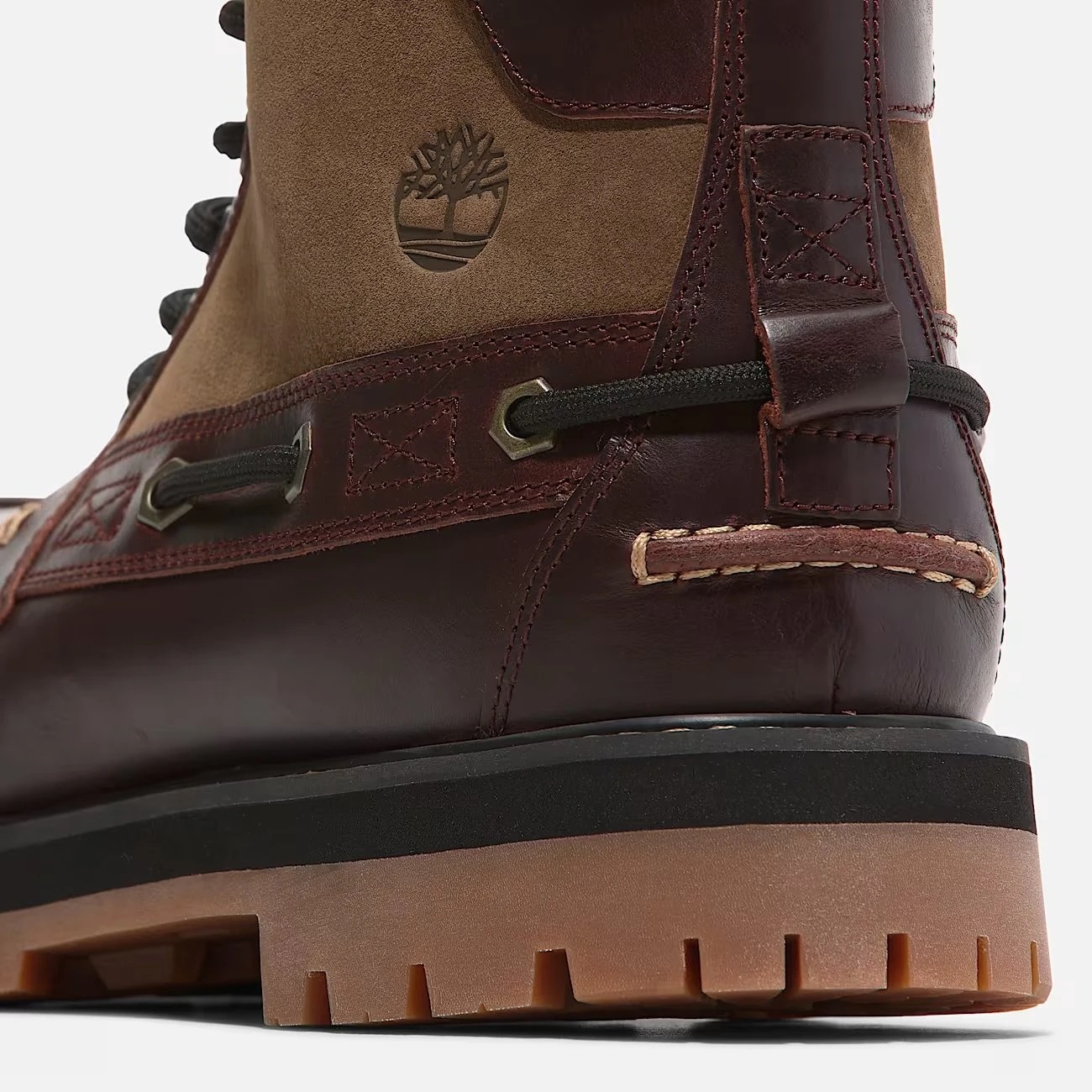 Timberland Men's Brown Leather Ankle Boots – Fall/Winter Lace-Up