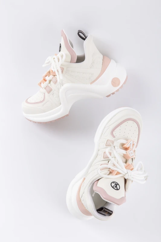Louis Vuitton Archlight Pink Platform Sneakers – Ivory Blush Luxury Shoes
