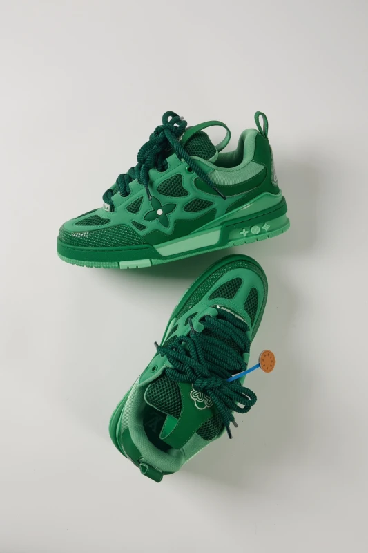 Louis Vuitton Emerald Green Runner Sneakers