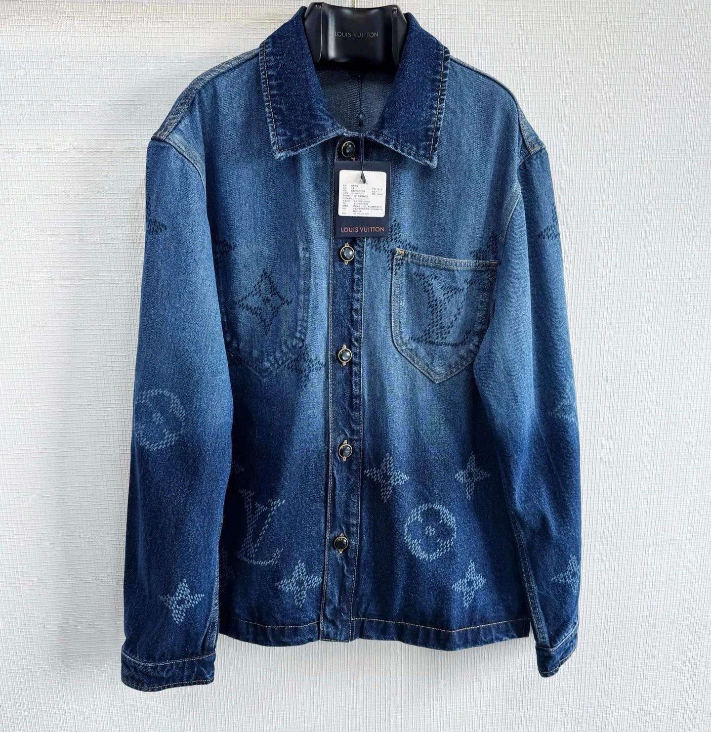 Louis Vuitton Men's Designer Leather Jacket - Luxury Streetwear