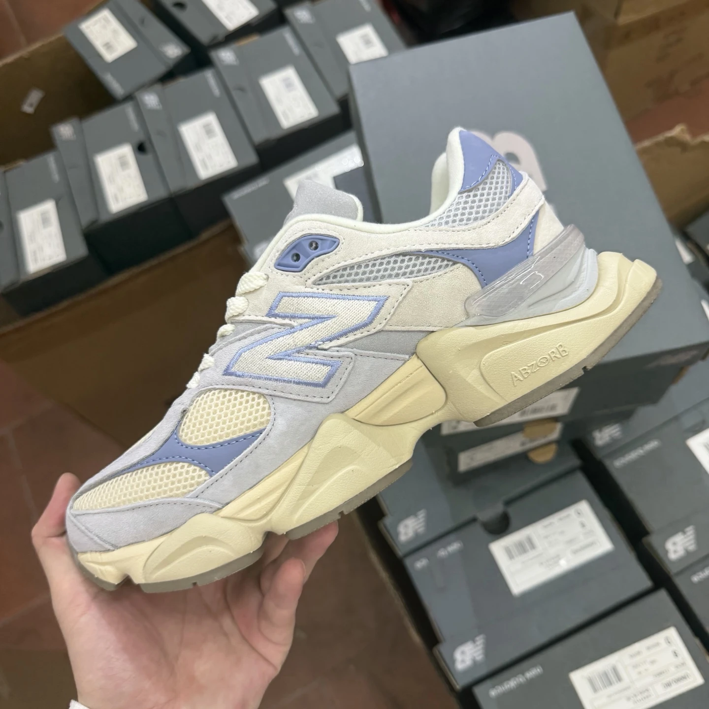New Balance Chunky Runner Sneakers – Royal Blue, Pink, Yellow & Black