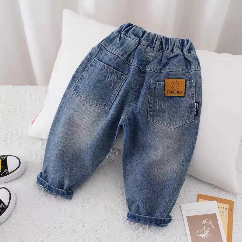 Kids' Classic Blue Denim Jeans - Comfortable & Durable for Everyday Play
