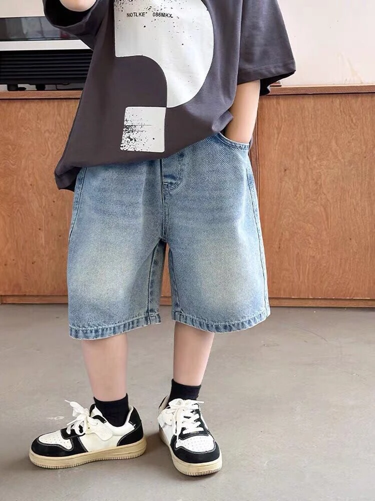 Kids Denim Shorts Jeans - Comfortable & Stylish Summer Jeans for Boys & Girls