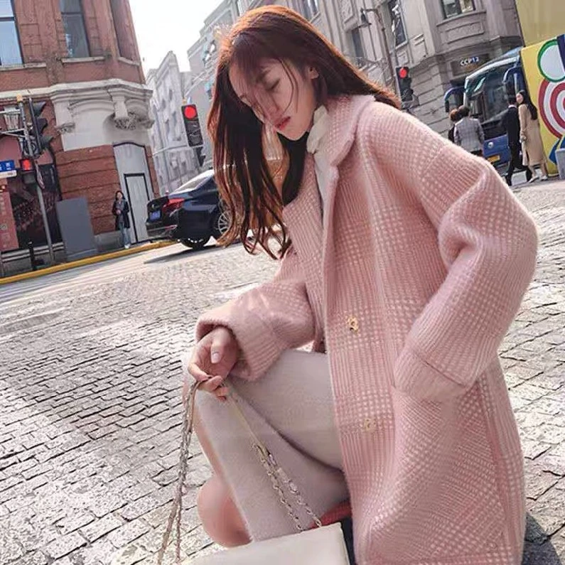 Cozy Women's Sweater Coat - Chunky Knit Cardigan for Fall & Winter