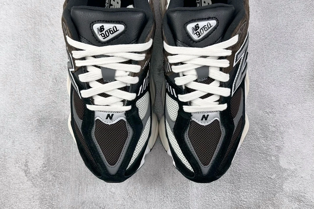 New Balance 9060 Black Brown Chunky Sneakers – Premium ABZORB Retro Lifestyle Shoes With Luxury Streetwear Design For Men & Women