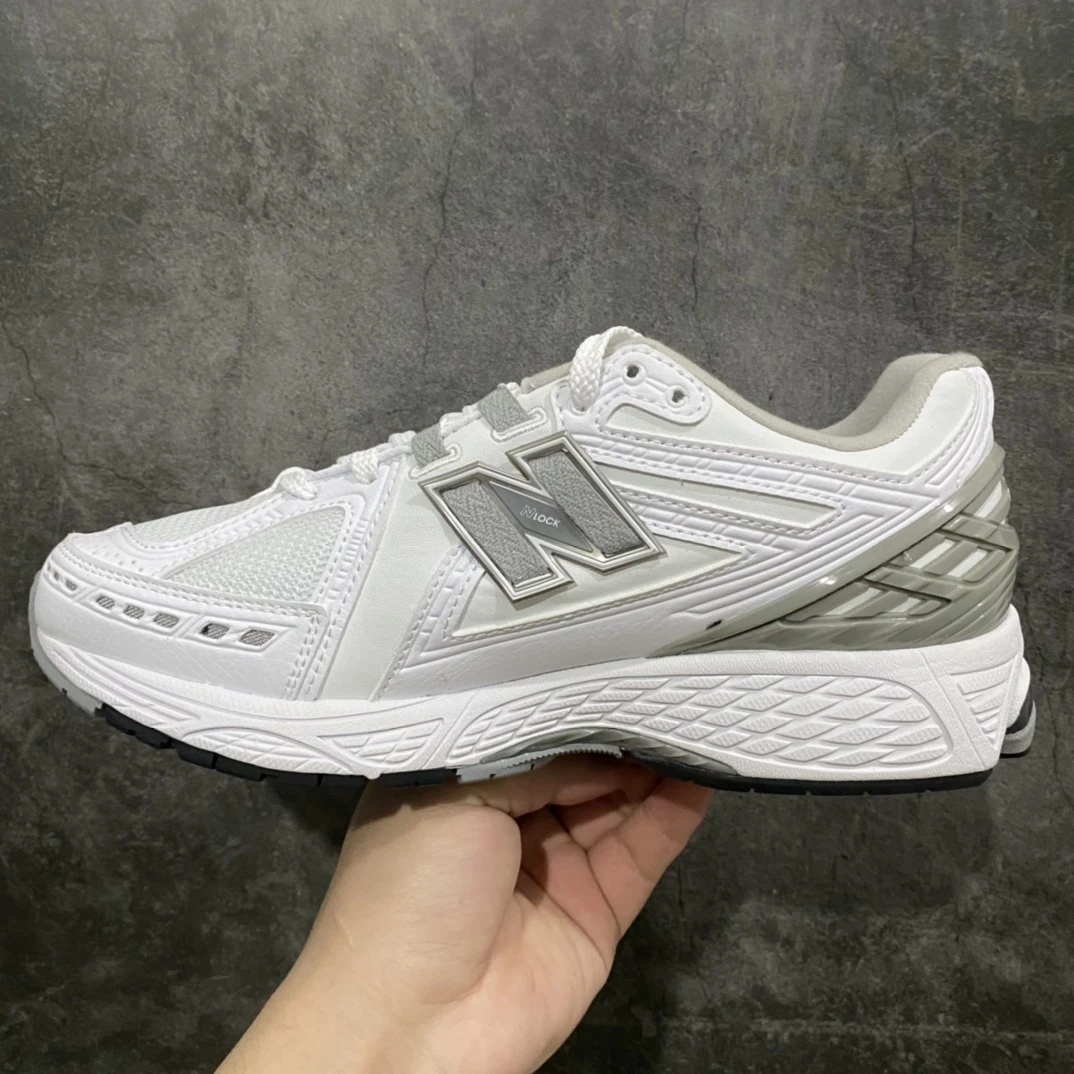 New Balance 1906R Triple White Running Sneakers – Premium Retro Performance Lifestyle Shoes With N-ergy Cushioning Technology