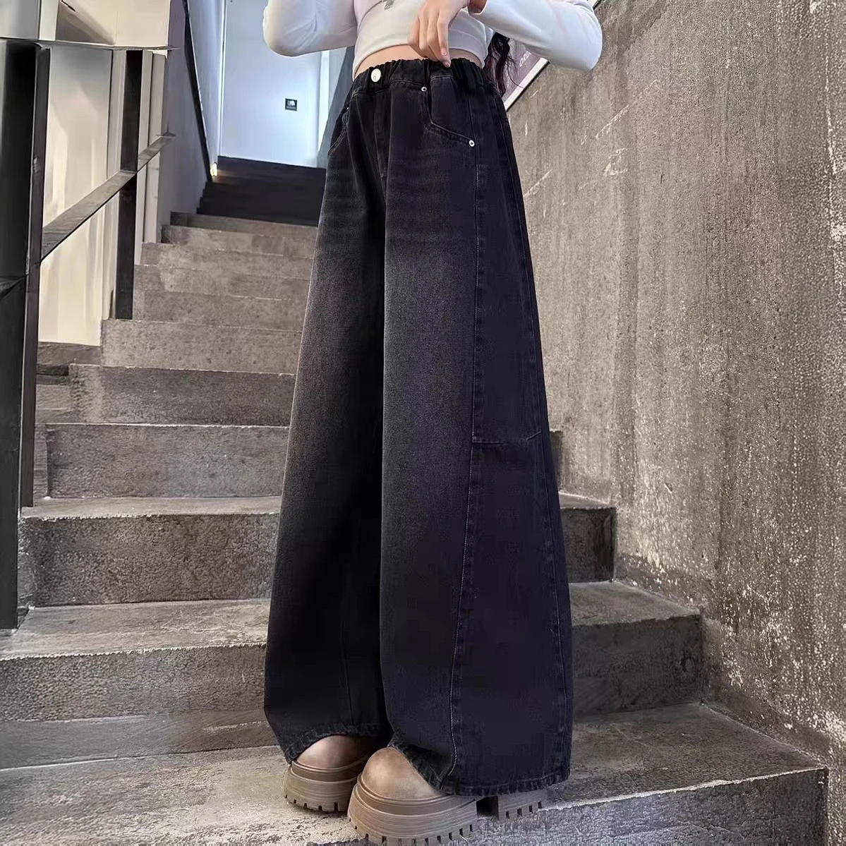 Kids Denim Jeans - Comfortable & Stylish Blue Jeans for Boys & Girls