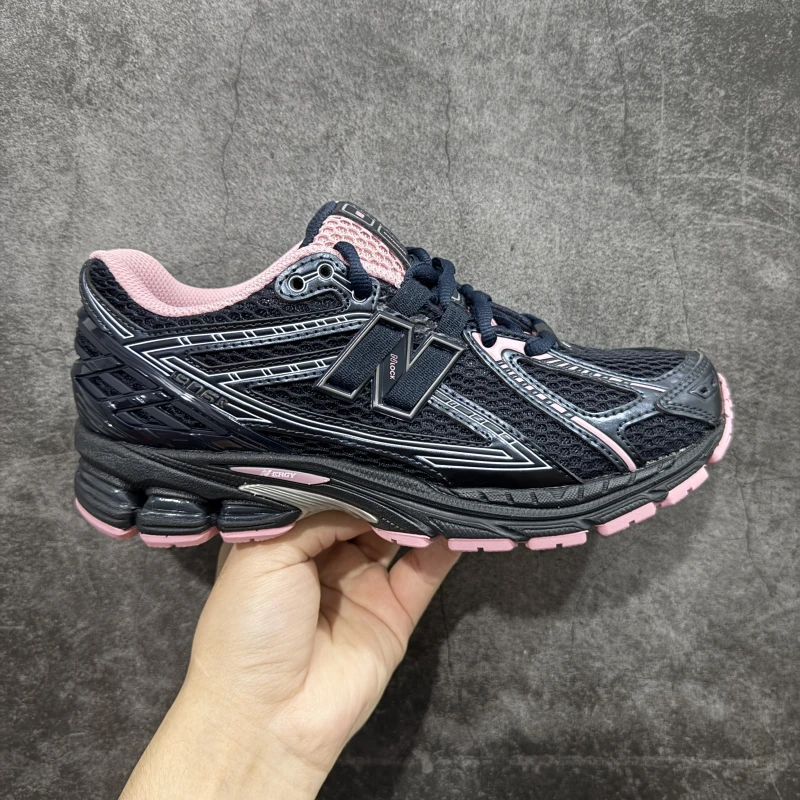 New Balance 1906R Black Pink Retro Running Sneakers – Premium Y2K Mesh Lifestyle Shoes With N-ergy Cushioning