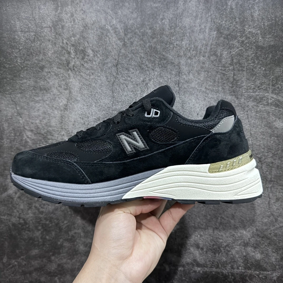 New Balance 992 Black Grey Lifestyle Sneakers