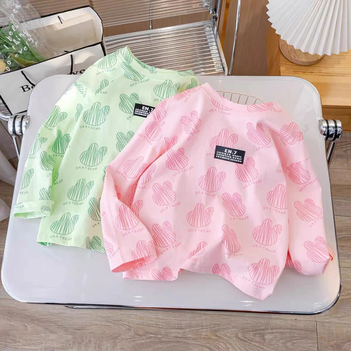 Kids Long Sleeve T-Shirt - Soft Cotton, Playwear & Everyday Essential