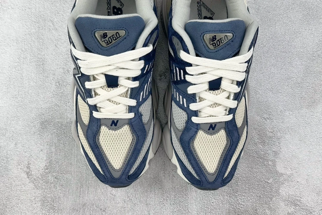 New Balance Blue White Chunky Sneakers
