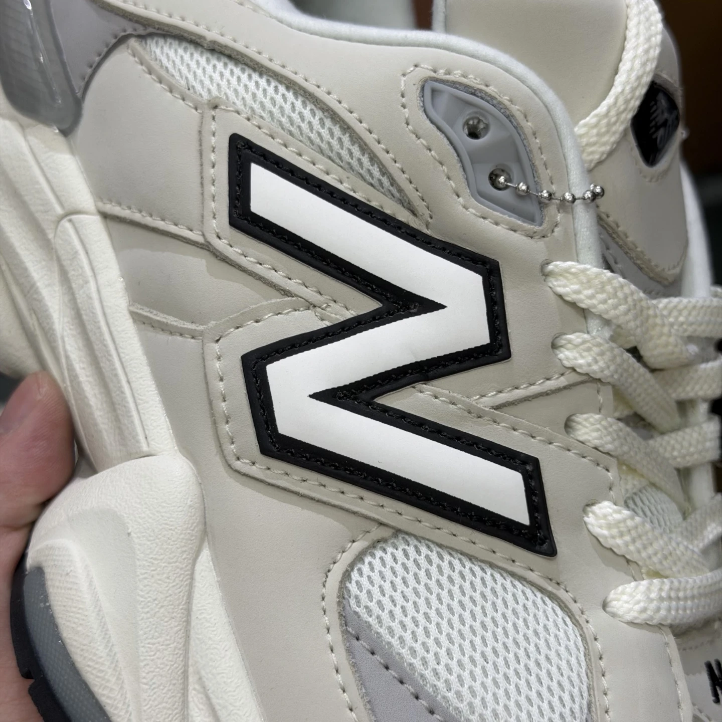 New Balance 9060 “Ivory Stone” Chunky Sneakers – Cream White  Colors