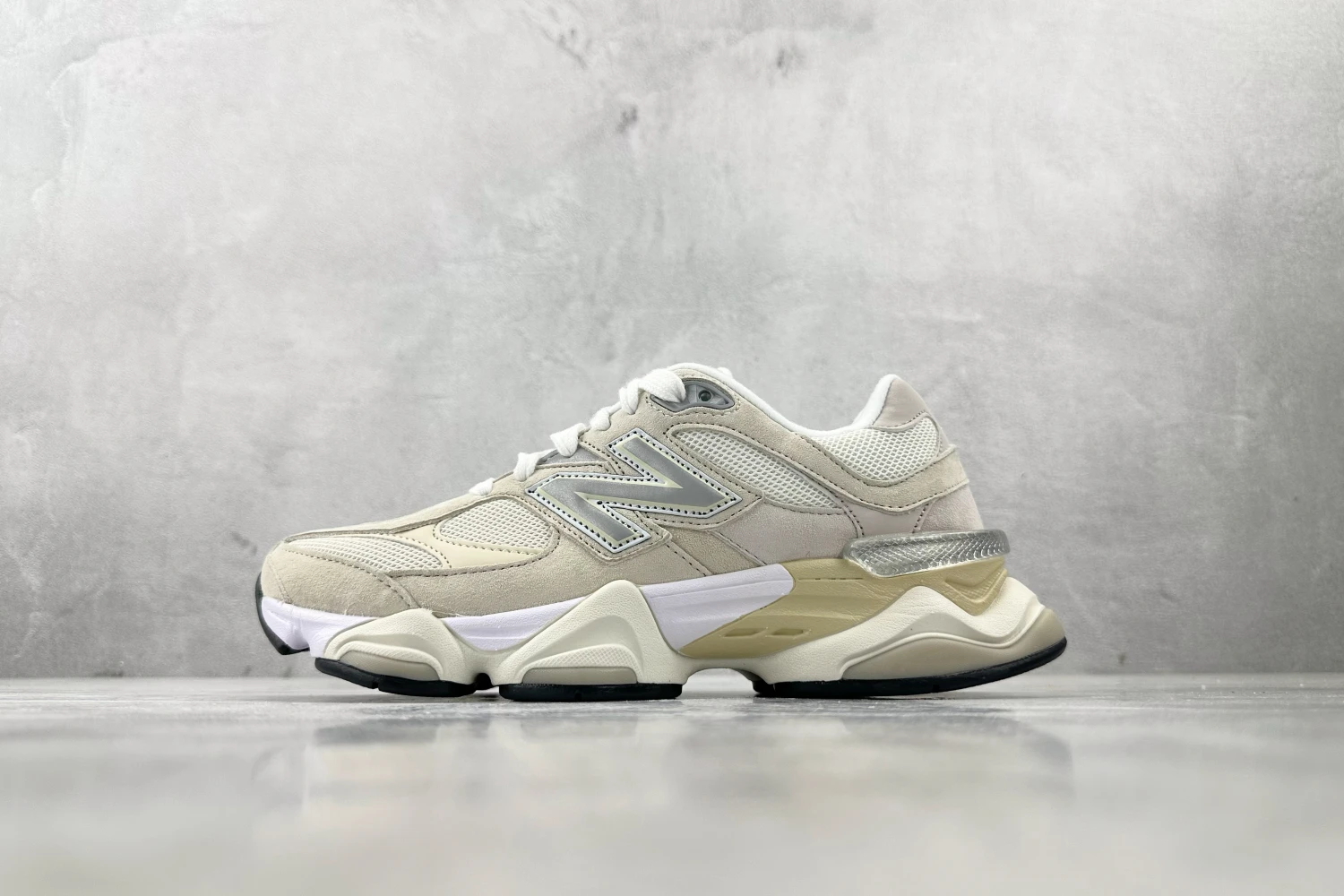 New Balance 9060 Cream White Chunky Sneakers – Premium Minimalist Lifestyle Running Shoes With ABZORB Cushioning For Men & Women