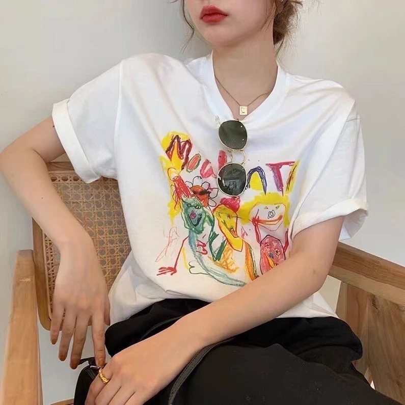 Classic White T-Shirt for Women - Soft Cotton, Everyday Essential