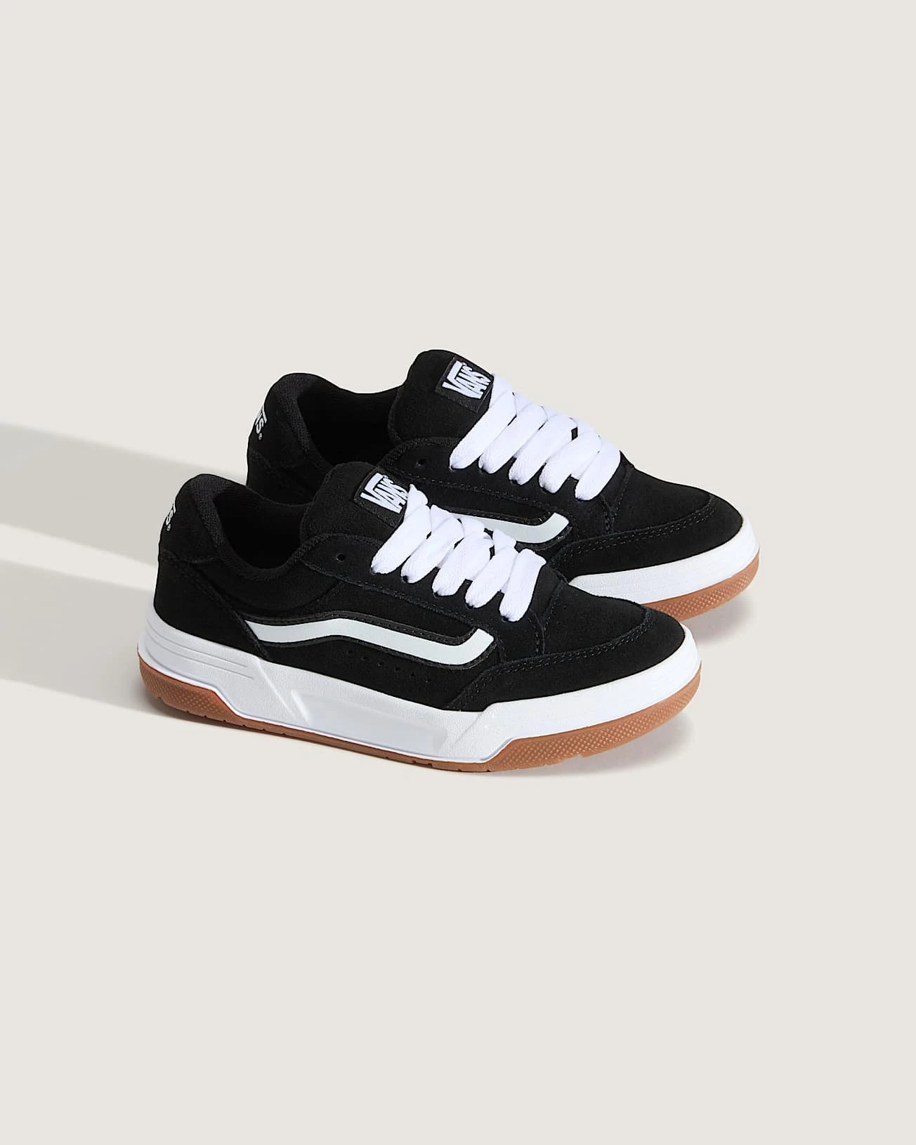 Vans Men’s Black Suede Fall/Winter Sneakers – Sporty Slip-On Style