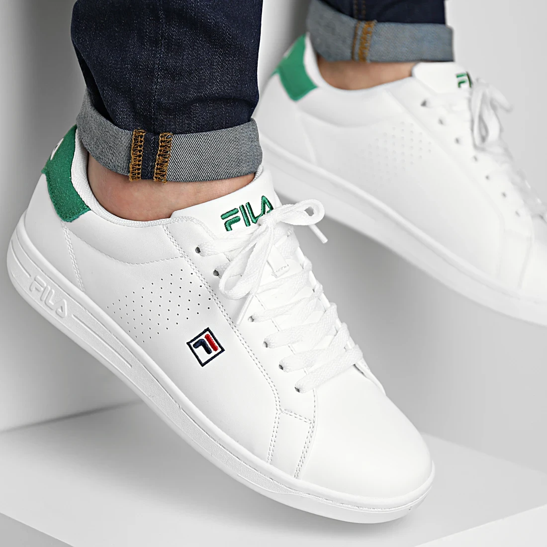 Fila Men's White All-Season Sneakers Stylish Everyday Comfort