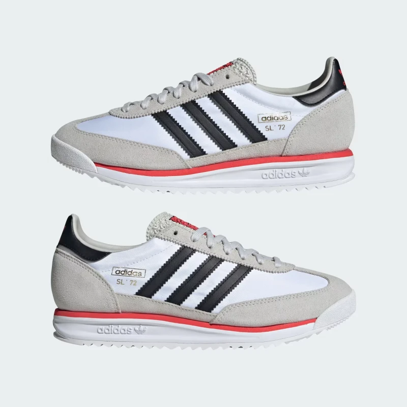 Adidas Men’s White Suede & Nylon Sneakers