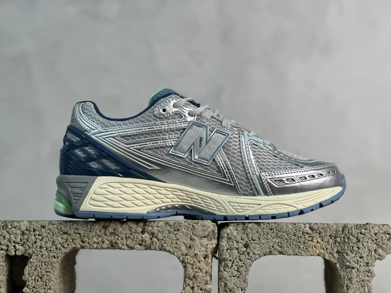 New Balance 1906R Silver Blue Retro Running Sneakers