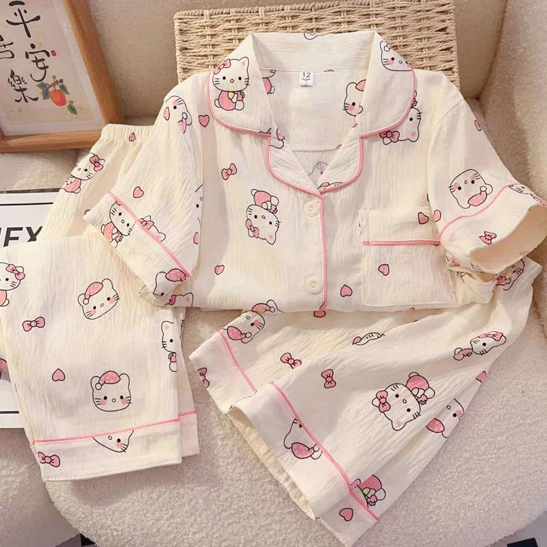 Kids' Cozy Cotton Pajama Set - Sleepytime Fun & Soft Comfort