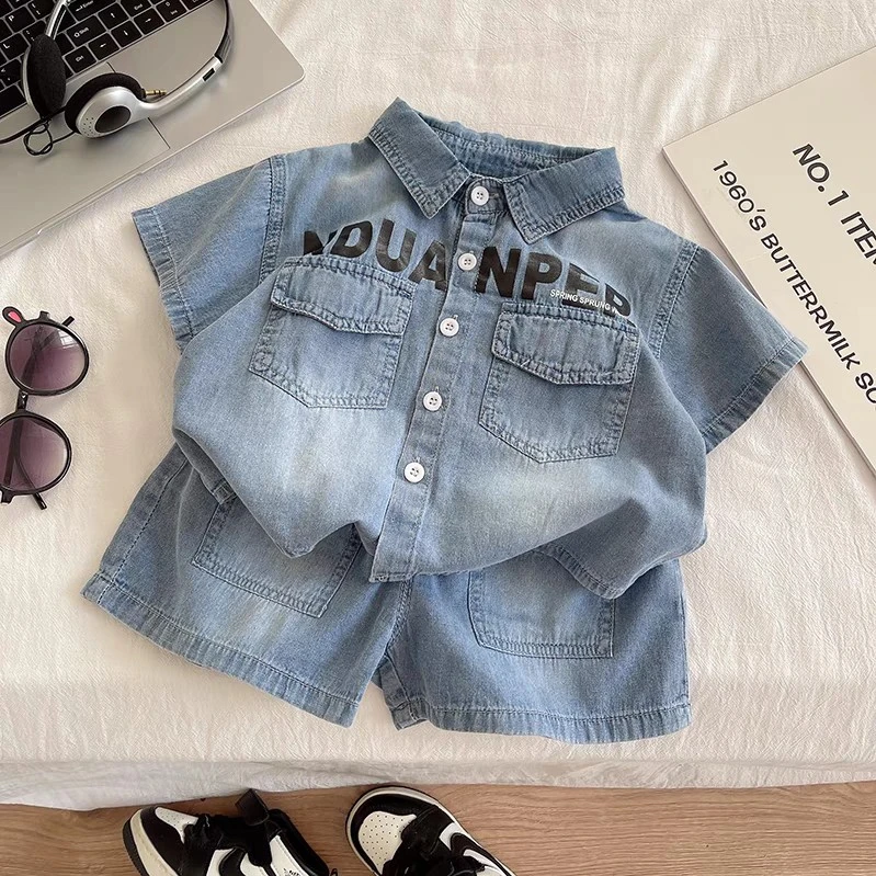 Kids Short Sleeve Suit - Comfortable & Stylish Summer Outfit for Boys & Girls