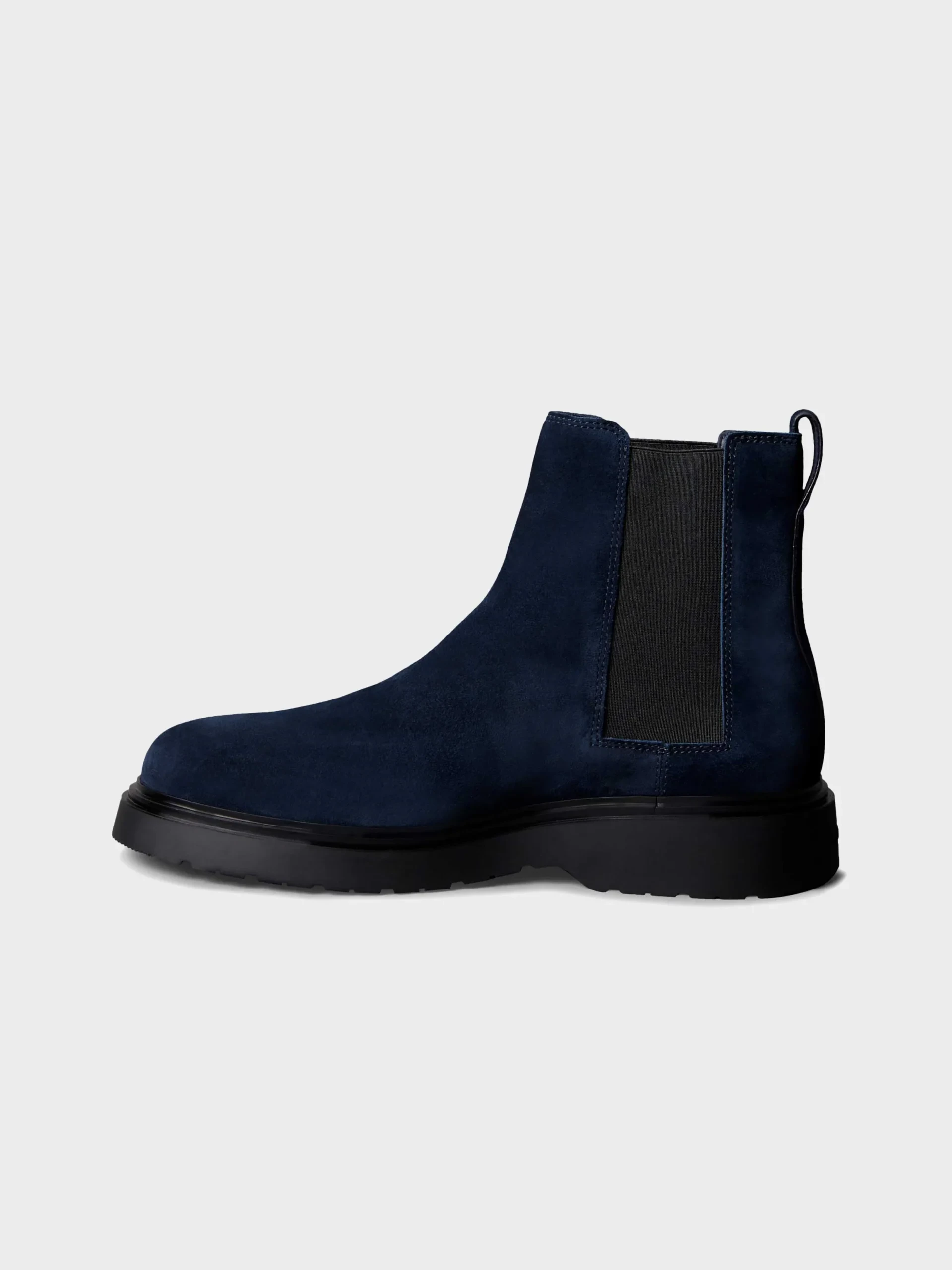 Calvin Klein Jeans Men’s Blue Suede Ankle Boots