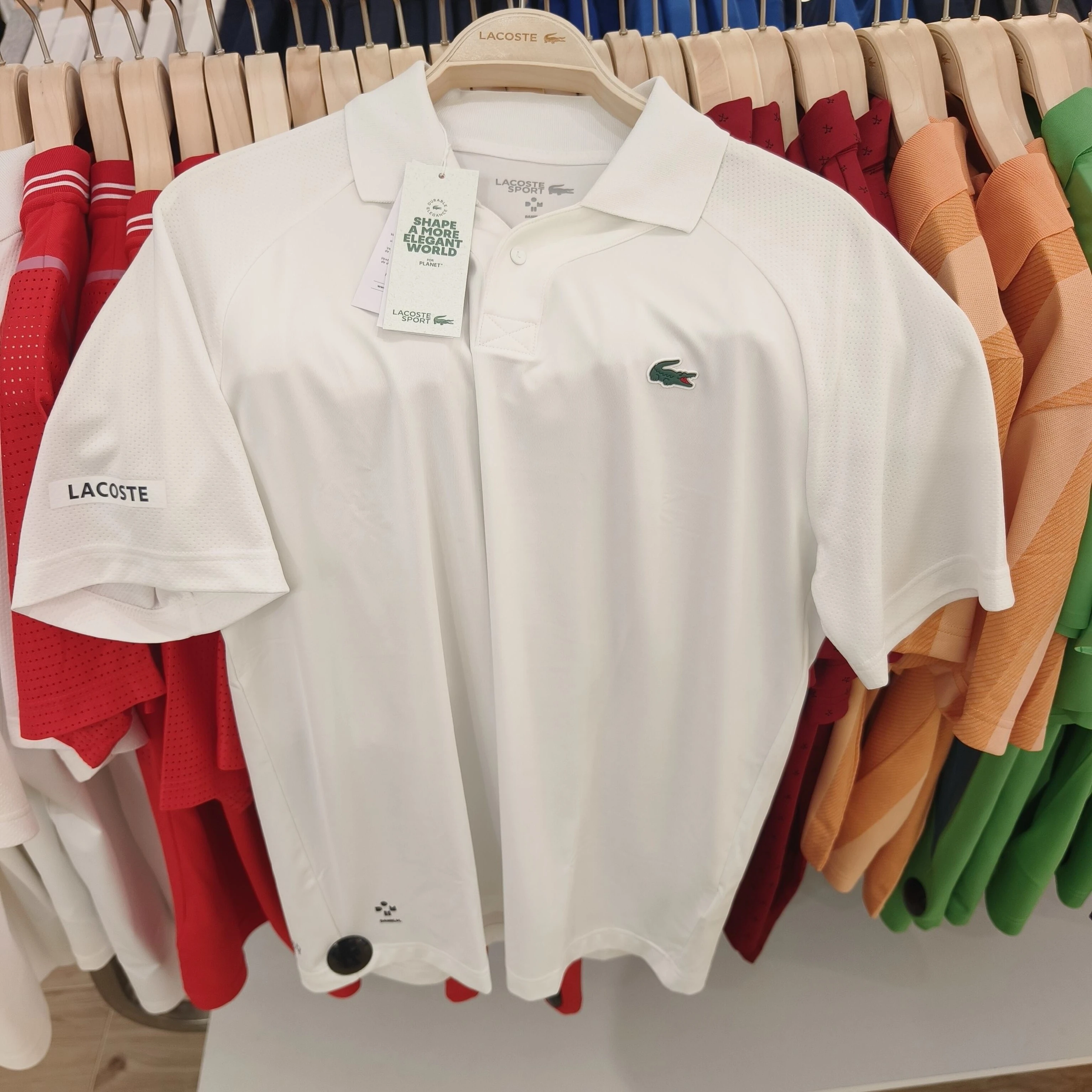 French Crocodile Polo Shirt - Classic Fit, Breathable Cotton