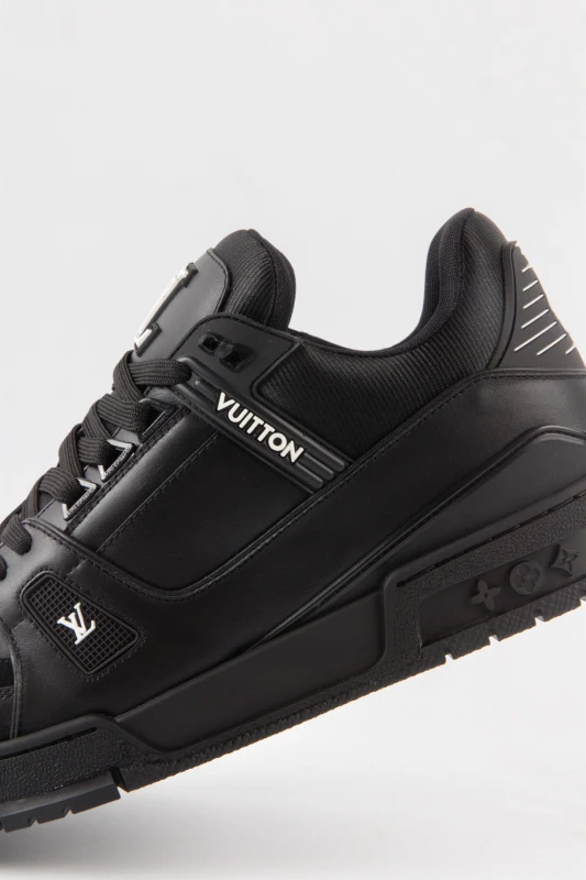 Louis Vuitton Triple Black Luxury Sneakers