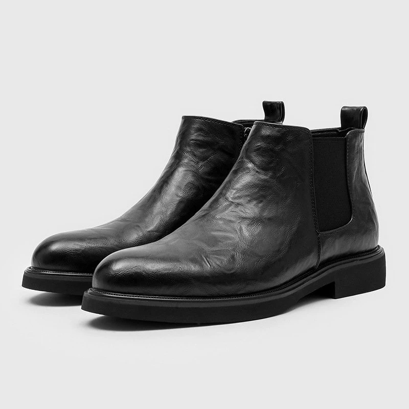 Men’s Vintage Leather Chelsea Ankle Boots