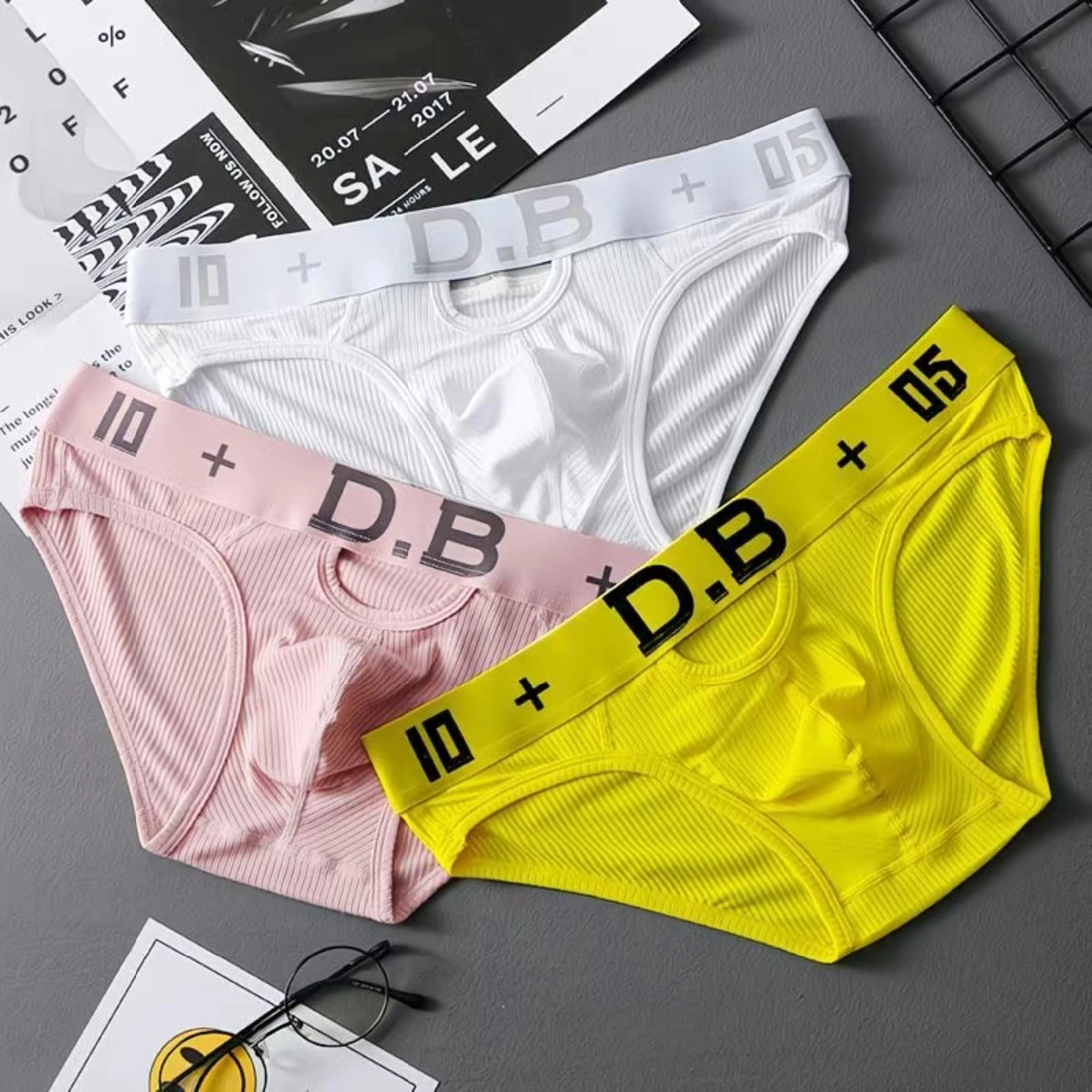 Men's Everyday Basic Triangle Briefs - Soft & Comfortable Underwear