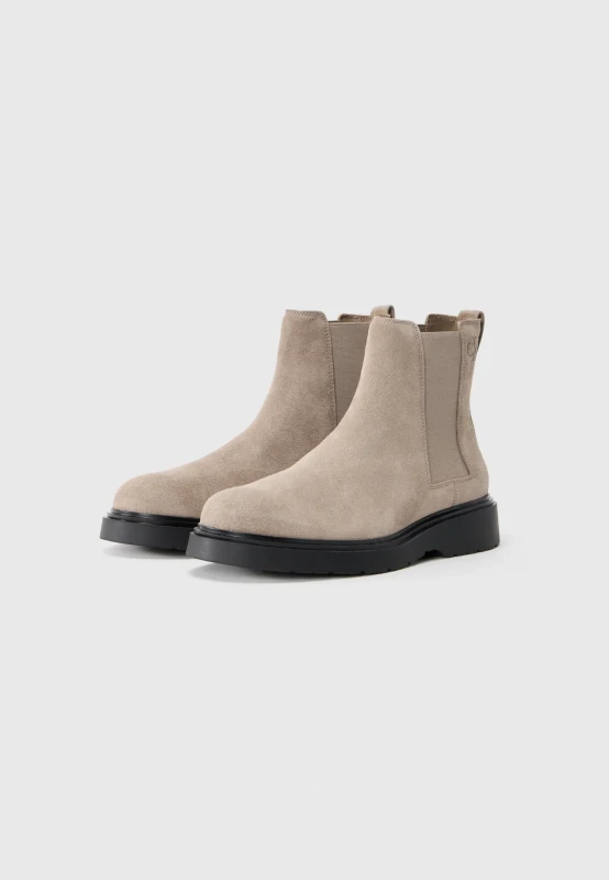 Calvin Klein Jeans Grey Suede Ankle Boots