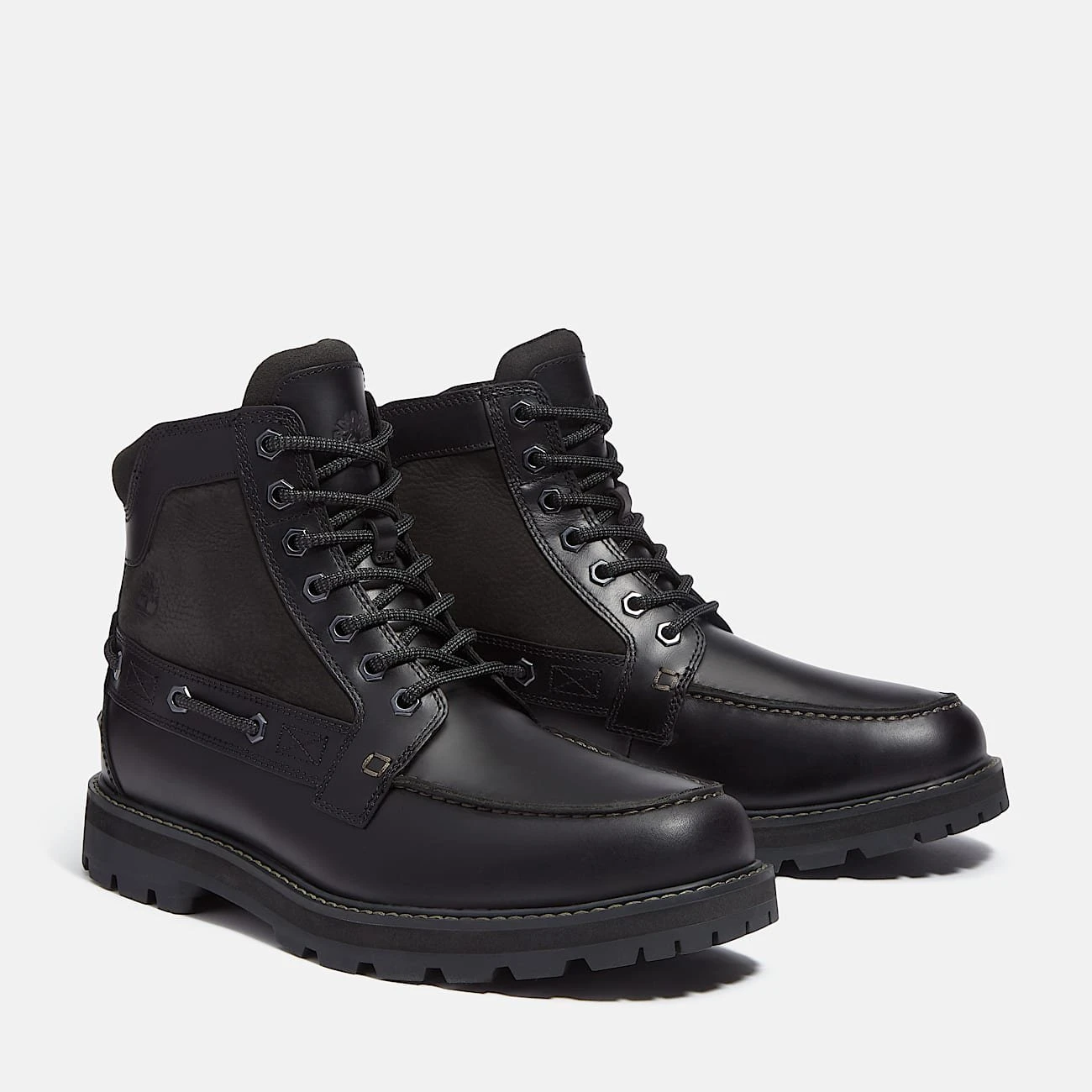 Timberland Men’s Black Leather Winter Ankle Boots