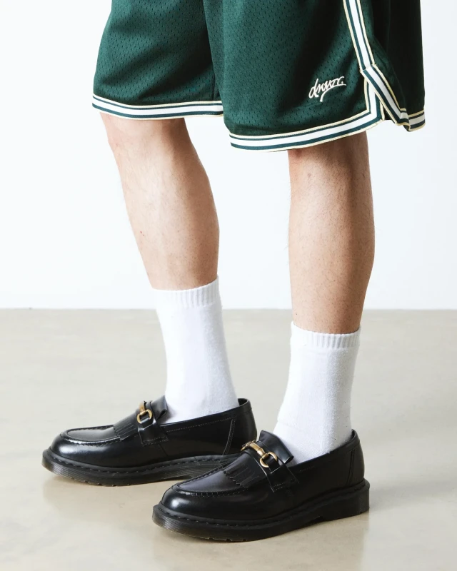 Dr. Martens Men’s Black Leather Slip-On Moccasins