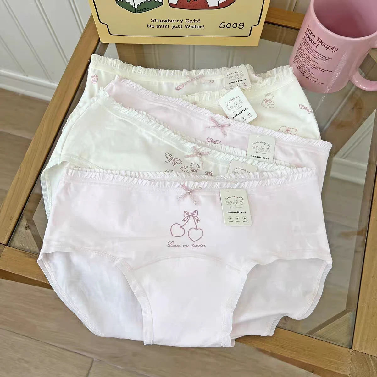 Girls' Cotton Underwear - Soft & Breathable Panties