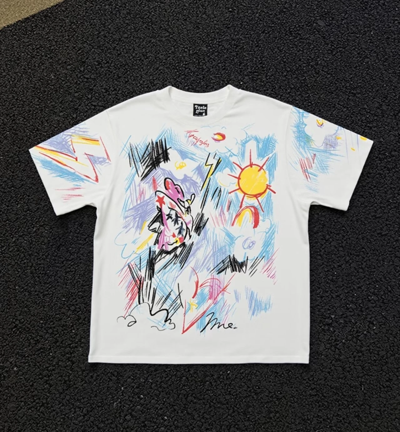 Unisex Urban Street Style Graphic T-Shirt