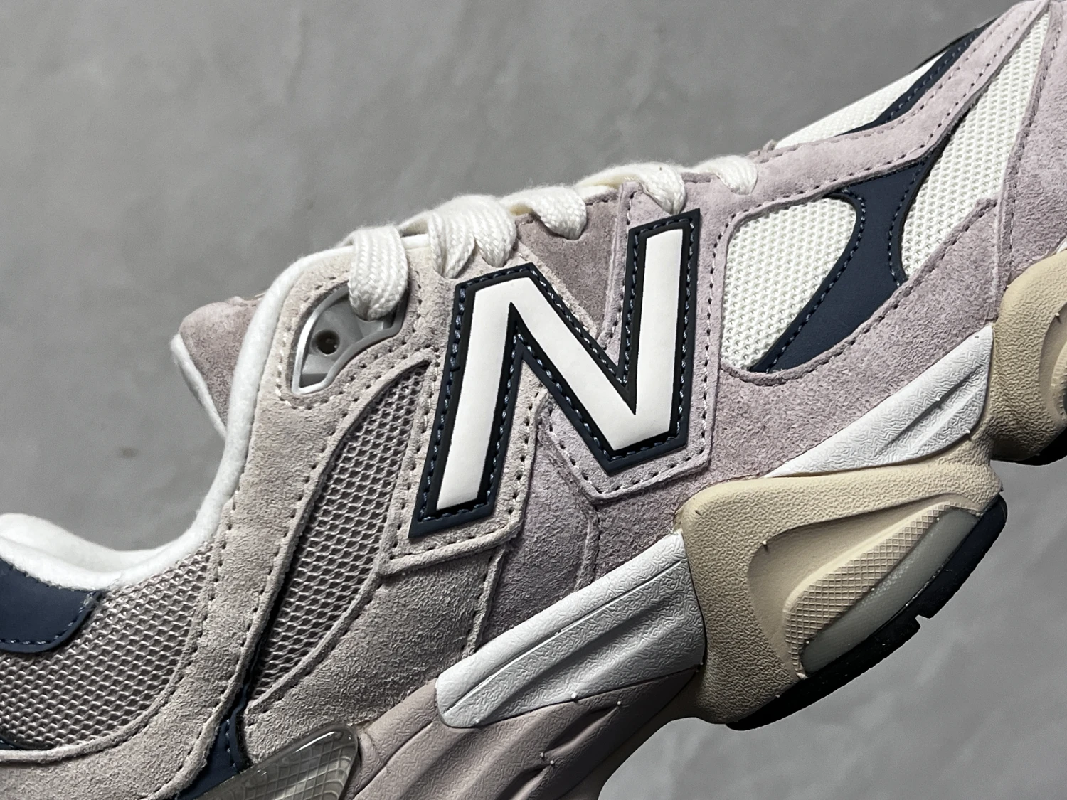 New Balance Beige Grey ABZORB Chunky Sneakers – Premium Suede Retro Lifestyle Running Shoes