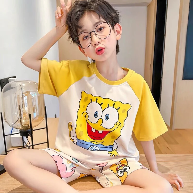 Cozy Cotton Kids Pajama Set - Soft & Breathable Sleepwear for Boys & Girls