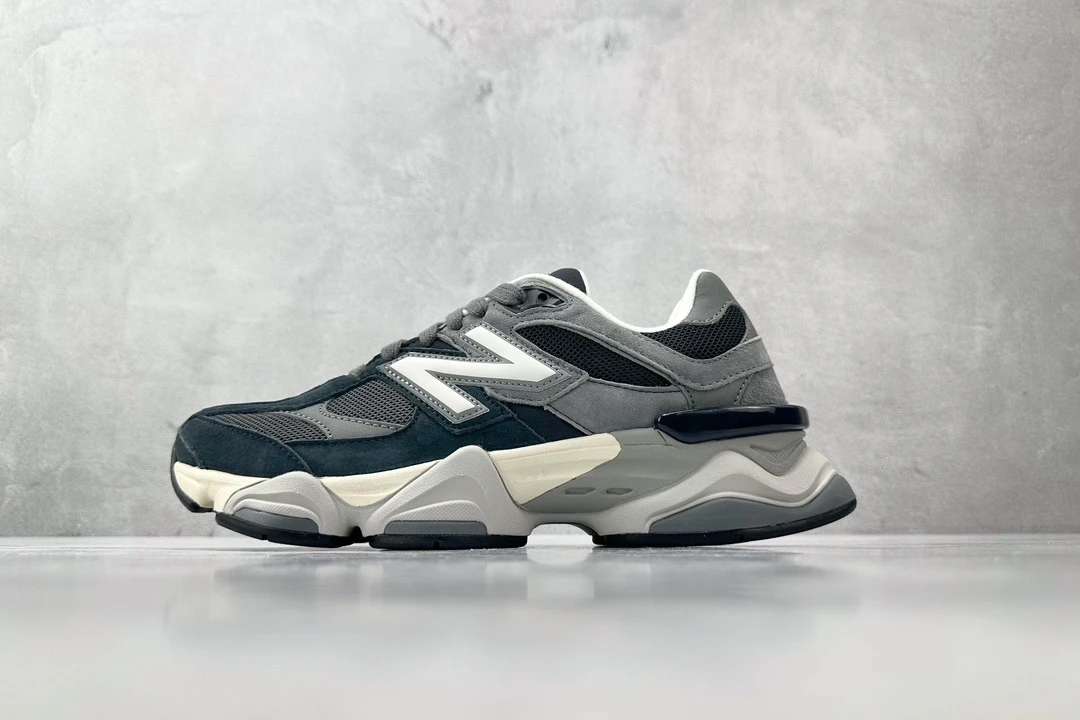 New Balance Grey Navy Chunky Sneakers