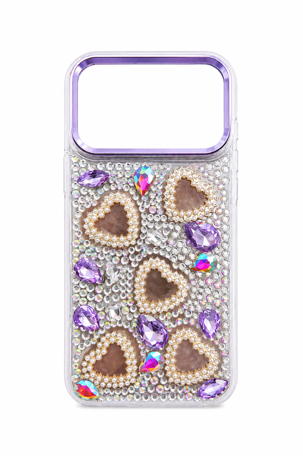 Samsung A16 5G Heart Diamond Case - Purple