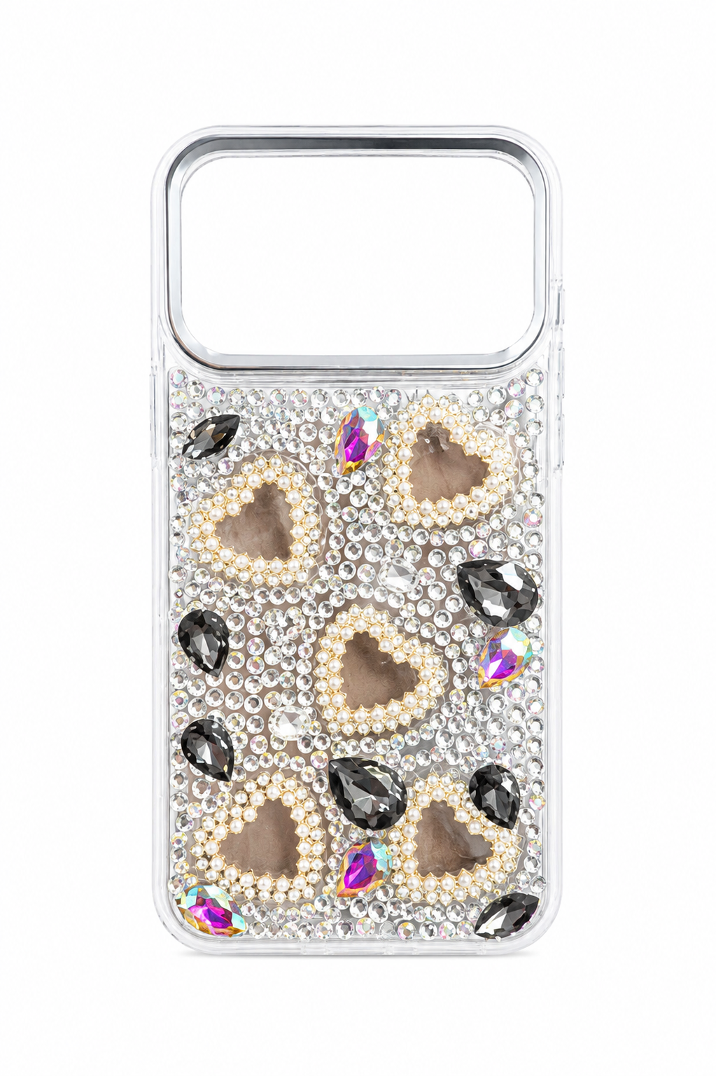 Samsung A17 5G Heart Diamond Case - Black