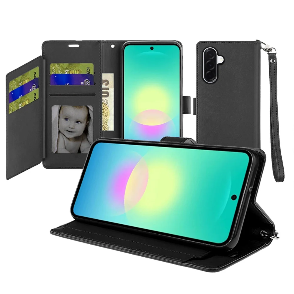 Google Pixel 10a Wallet ID Card Holder Case Cover - Black