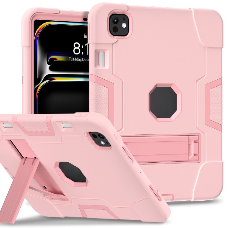 iPad 9.7" (2017/2018) Contrast Kickstand Tablet Case - Rosegold