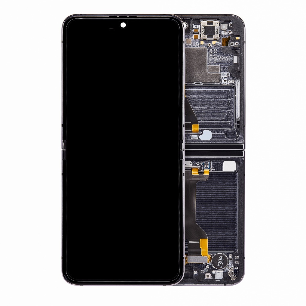 SAMSUNG Z FLIP 5 INNER LCD WITH FRAME REFURBISHED  (GRAPHITE) (OEM PULL B/C)