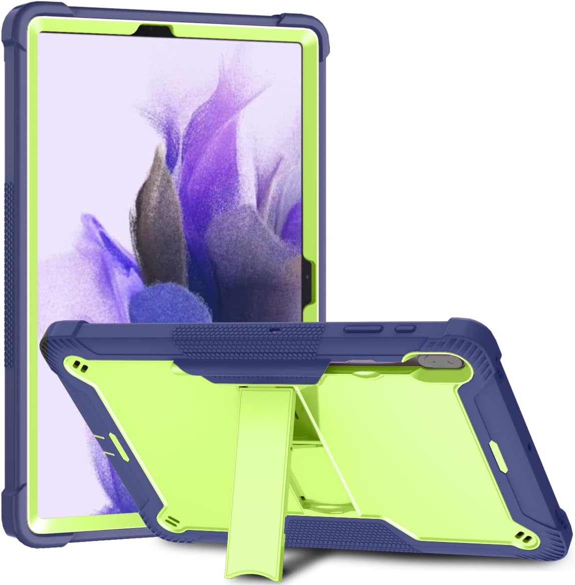 iPad Mini 6 / Mini 7 Tongjie A Kickstand Case - Yellow-Blue