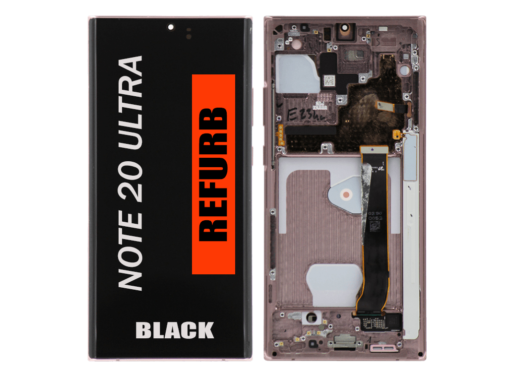 SAMSUNG NOTE 20 LCD REFURBISHED WITH FRAME BLACK