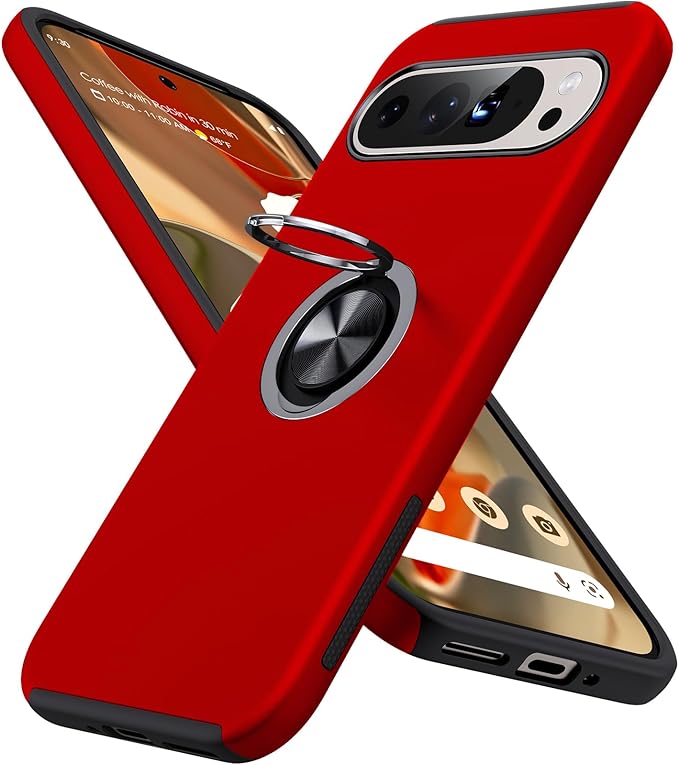 Samsung A17/A26 5G Hard Hidden Ring Case | Red