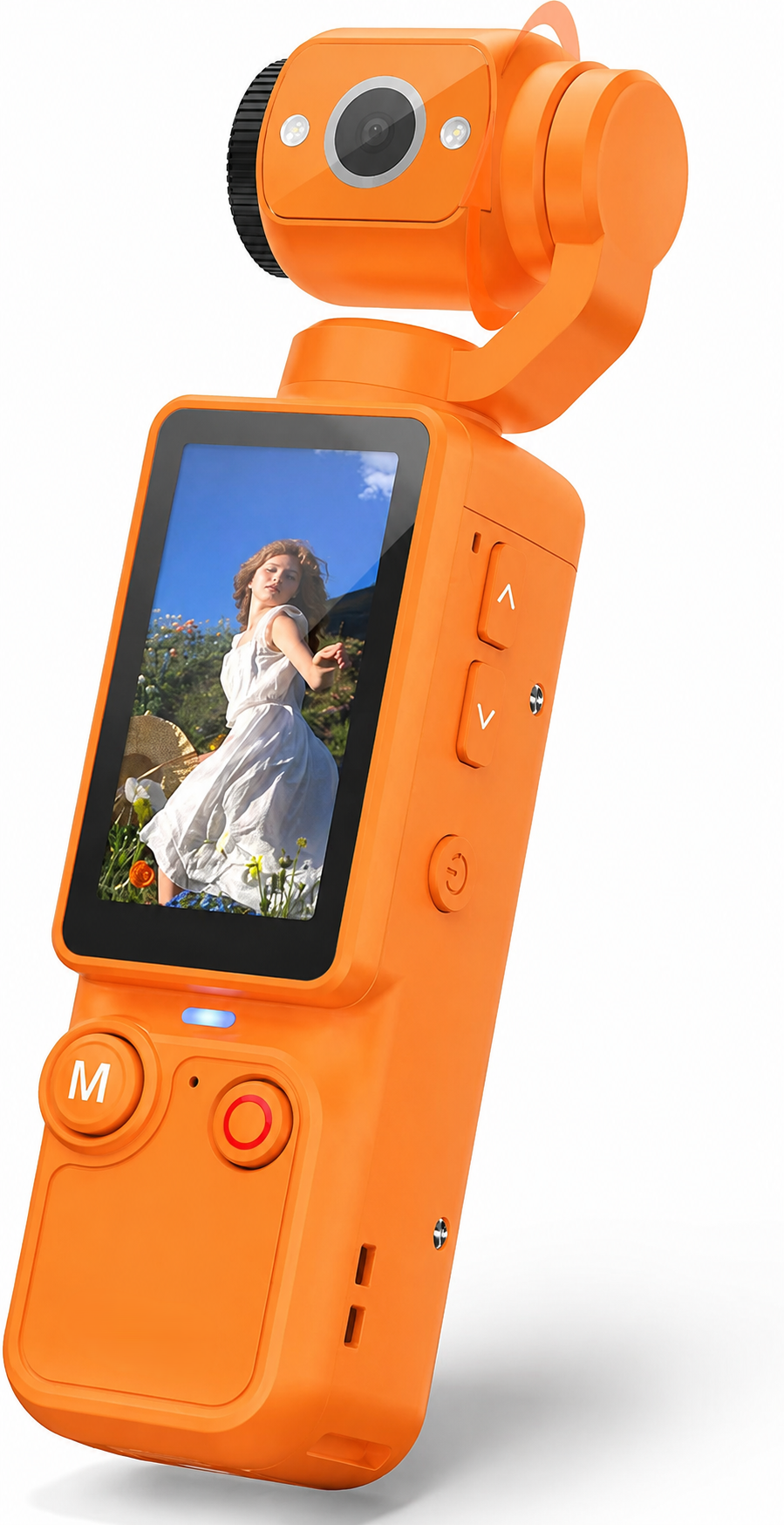 Q7 Vlogging Digital Camera (180 Degree Rotation) | Orange