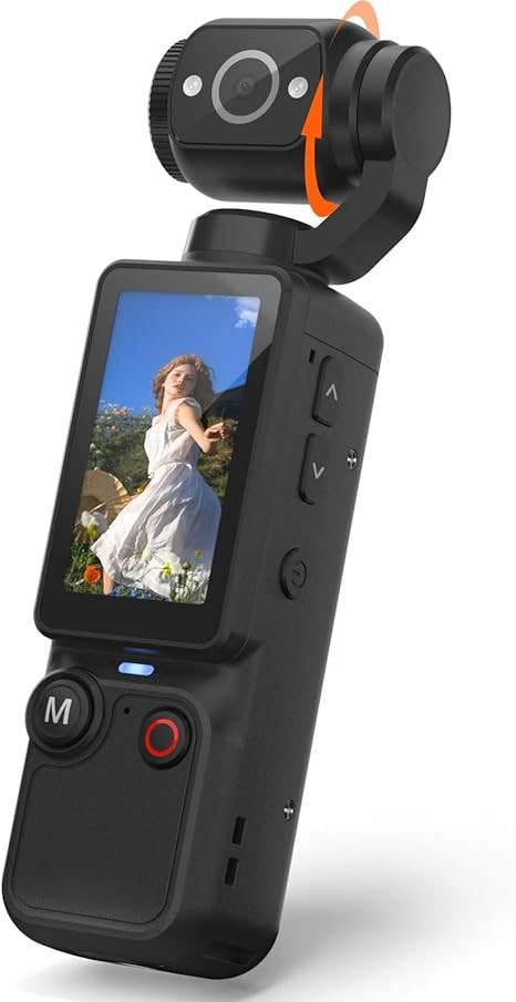 Q7 Vlogging Digital Camera (180 Degree Rotation) | Black