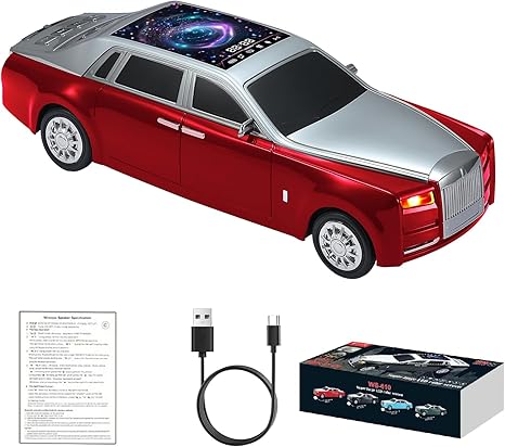 WS-610 BLUETOOTH CAR SPEAKER RED