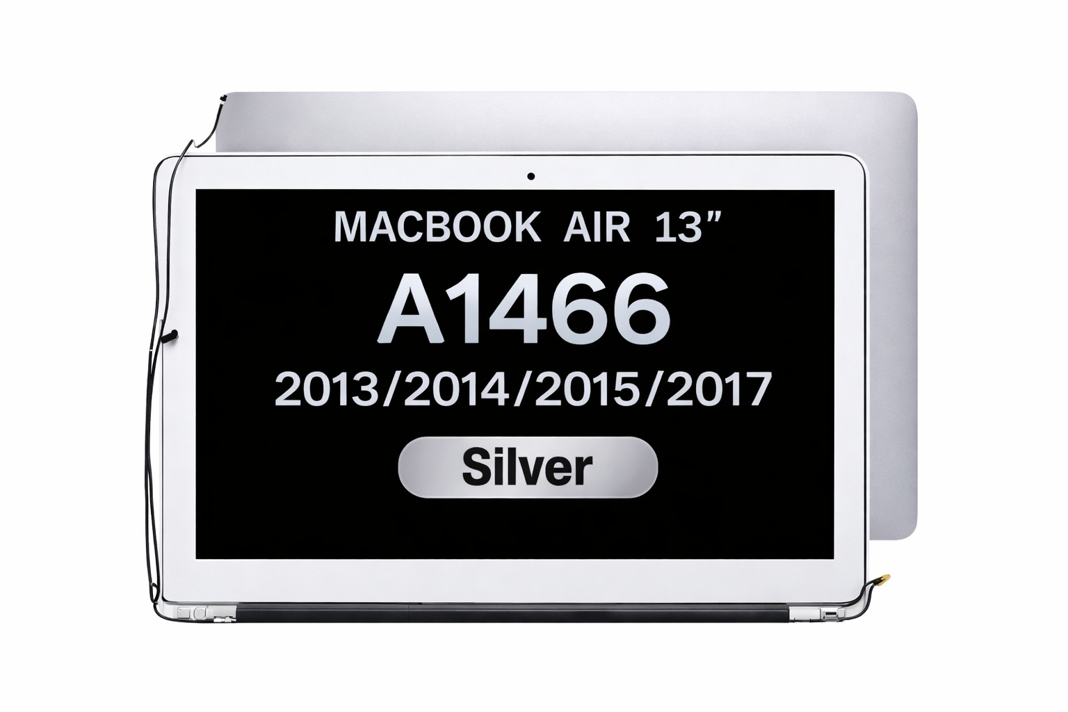 MacBook Air 13" A1466 (2013/2014/2015/2017) Premium LCD Screen and Digitizer Assembly (Silver)